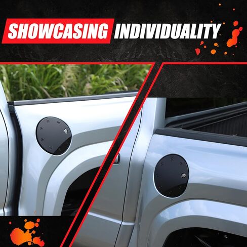 Daeiclru Gas Cap Cover Compatible with Toyota Tacoma 2024 2025, Fuel Filler Door Locking Gas Tank Cap Cover Car Fuel Tank Cap Replacement Accessores in Saudi Arabia