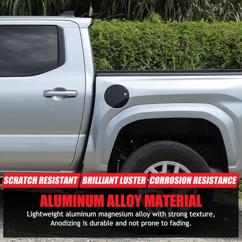 Daeiclru Gas Cap Cover Compatible with Toyota Tacoma 2024 2025, Fuel Filler Door Locking Gas Tank Cap Cover Car Fuel Tank Cap Replacement Accessores in Saudi Arabia