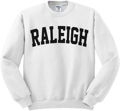 TeesAndTankYou Raleigh College Style Sweatshirt Unisex in Saudi Arabia