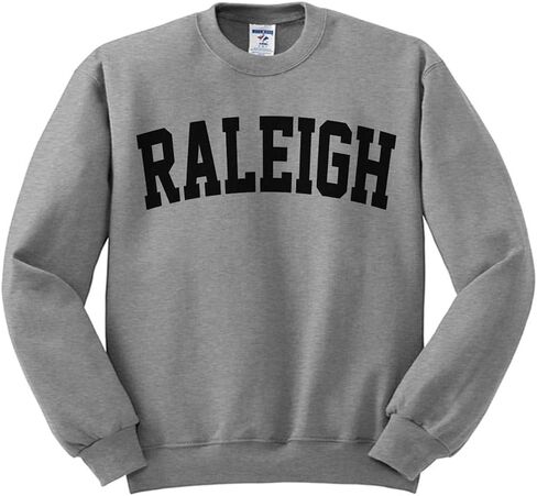 TeesAndTankYou Raleigh College Style Sweatshirt Unisex in Saudi Arabia