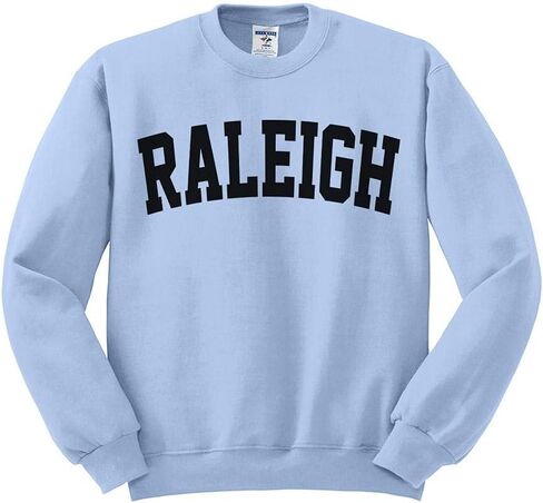 TeesAndTankYou Raleigh College Style Sweatshirt Unisex in Saudi Arabia