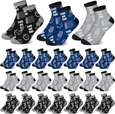 Track & Field Stocking Novelty Running Mid-tube Sock Track & Field Birthday Sports Lover Gifts for Men Women in Saudi Arabia
