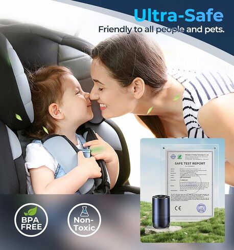 【Smart Misting Freshener·AI Auto On/Off】AREDAN Essential Oil Car Air Diffuser｜Wireless Battery Powered｜Long-Lasting Scent｜Ultra-Quiet｜Romantic Star Projection｜Home & Car Use｜Ideal Gift in Kuwait