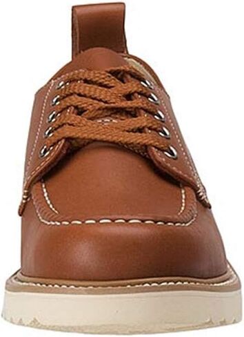 Men's Crepe Wedged Sole Work Oxford, 8.5 D(M) US, Tan in Saudi Arabia