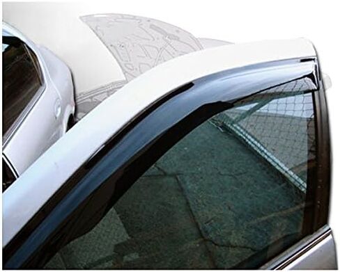 2Pcs Window Visors Rain Guards Compatible with 94-04 Chevy S10 GMC Sonoma, 96-00 Isuzu Hombre, 95-05 Chevy S10 Blazer 2-Door, 95-01 GMC S15 Jimmy 2-Door, Dark Smoke Out-Channel Outside Mount in Kuwait