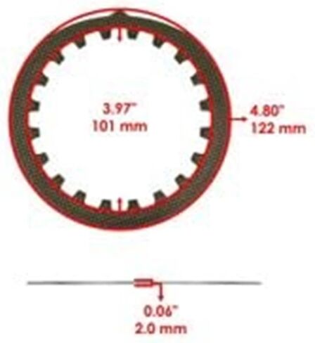 قطعة بديلة للوحة القابض لـ Yamaha Big Wheel 200 BW200ES Elec Start 1986-1988 in Saudi Arabia