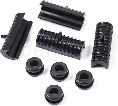 Benlari Saddlebag Rubber Mounts Saddle Bags Support Cushion Grommets Mount Hardware 1996-2013 Compatible for Harley Davidson Touring Electra Street Road Glide Road King FLHR FLHTC FLHX in Saudi Arabia