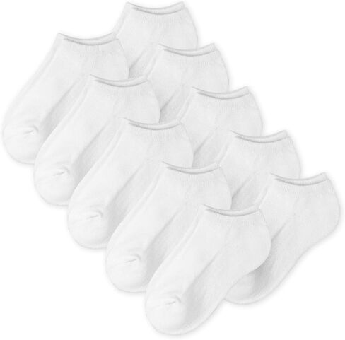 The Children's Place Girls' Low Cut Variety Ankle Socks 6-Pack, Muted Striped Pack, Small in Saudi Arabia