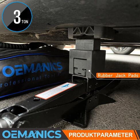 3 Ton (6613 lbs) Car Jack Kit Scissor Jack Kit Compatible with Mercedes Benz A B C E S Class GLA GLC GLK GLE GLS, Universal Lift Jack with Slotted Rubber Jack Pad Adapter in Saudi Arabia