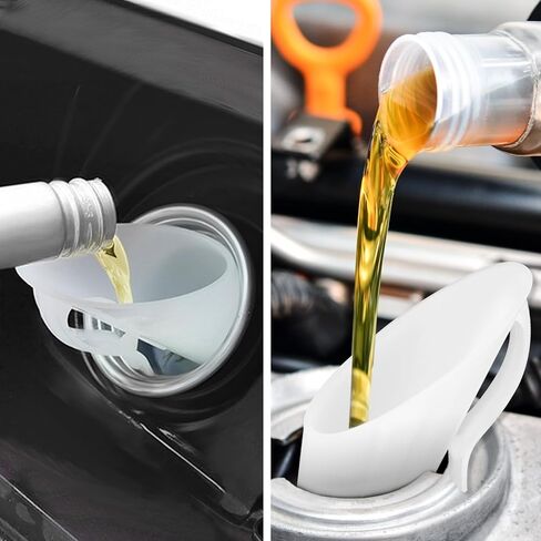 قطعتان من مسارات استخدام السيارات، قمع خزان غاز بدون غطاء مضاد للانسكاب مع مشبك جانبي OEM#8U5A-17B068-EB، مسارات وقود للغاز متوافقة مع لينكولن/ميركوري/فورد in Kuwait