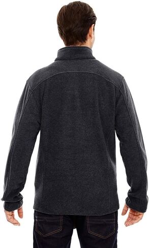 Core 365 Men's Tall Journey Fleece Jacket LT HEATHER CHARCOAL in Saudi Arabia