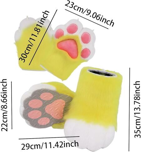 Cosplay Animal Paws Mittens Animal Claws for Club Role Playing Stage Performance in Saudi Arabia