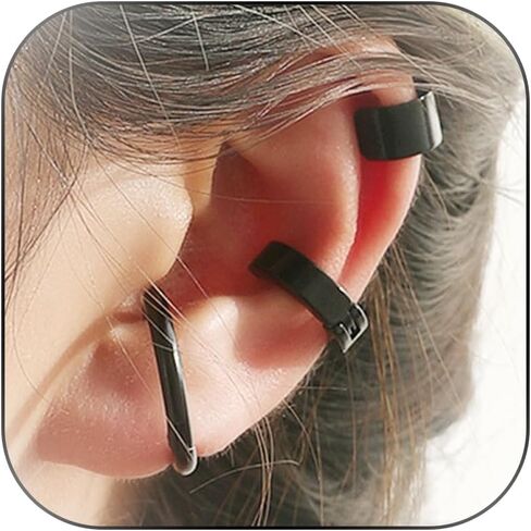 Ear Cuff Earrings for Women Trendy Gold Ear Cuffs non Piercing Clip on Cartilage Earrings Chunky Gold Ear Cuff Earrings Fake Earring Cuffs non Pierced Jewelry Gift in Saudi Arabia