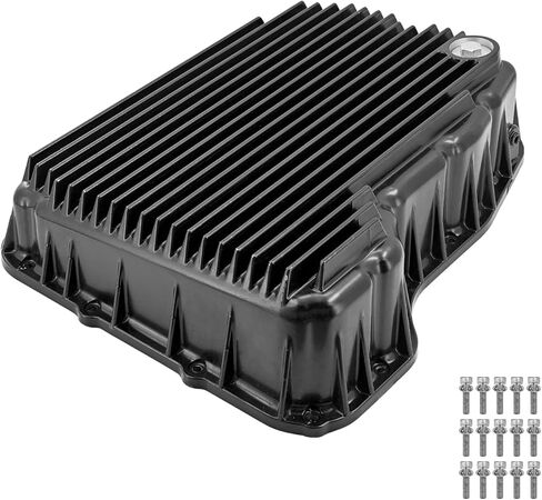 228052100 Heavy Duty Raw Finish Transmission Pan Compatible with Dodge Ram 2500/3500 6.7L 68RFE Transmission 2007-2025 in Saudi Arabia