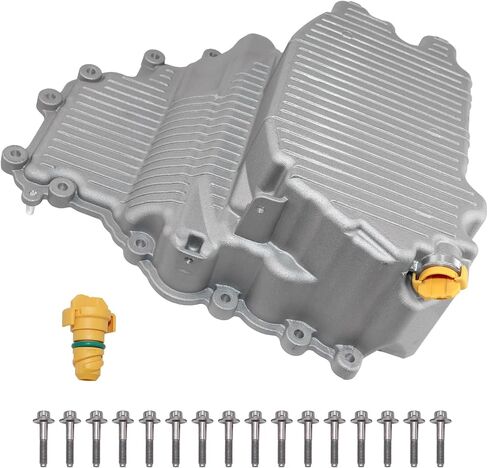 3.3L 3.5L Aluminum Oil Pan Compatible with 2017-2019 Ford F-150 Replace# HL3Z6675A HL3E6675AD in Saudi Arabia