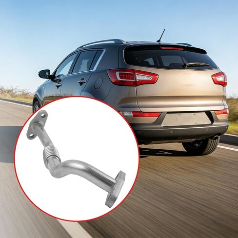 228245-2G400 82452G400 Turbo Oil Return Pipe 28245-2g400 Compatible with Hyundai Santa Fe Sport 2013-2016 Sonata 2011-2014 for Kia Optima 2011-2015 for Sportage 2011-2016 Replacement for 82452G400 in Kuwait