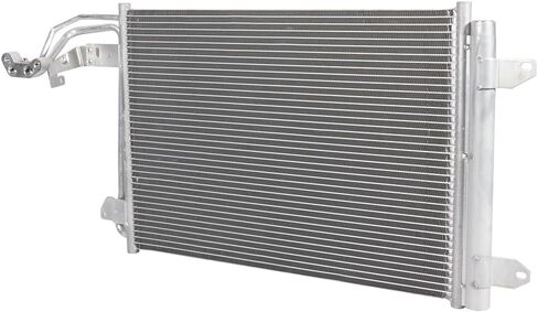 A/C AC Condenser Compatible with 2008-2013 A3 Ambiente 1.4L 2006-2013 GTI Base 2.0L 2009-2014 for Jetta TDI 2.0L 2006-2012 2014 for Jetta Trendline 2.0L, Replaces 3255 1K0820411Q 7013255 73255 in Saudi Arabia