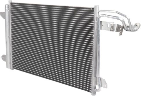 A/C AC Condenser Compatible with 2008-2013 A3 Ambiente 1.4L 2006-2013 GTI Base 2.0L 2009-2014 for Jetta TDI 2.0L 2006-2012 2014 for Jetta Trendline 2.0L, Replaces 3255 1K0820411Q 7013255 73255 in Saudi Arabia