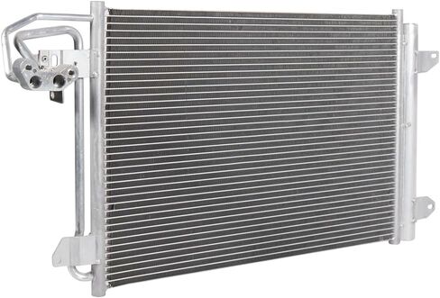 A/C AC Condenser Compatible with 2008-2013 A3 Ambiente 1.4L 2006-2013 GTI Base 2.0L 2009-2014 for Jetta TDI 2.0L 2006-2012 2014 for Jetta Trendline 2.0L, Replaces 3255 1K0820411Q 7013255 73255 in Saudi Arabia