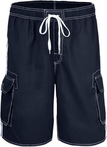 Men's Quick Dry Beach Short Solid Color Boardshorts Swim Trunks in Saudi Arabia