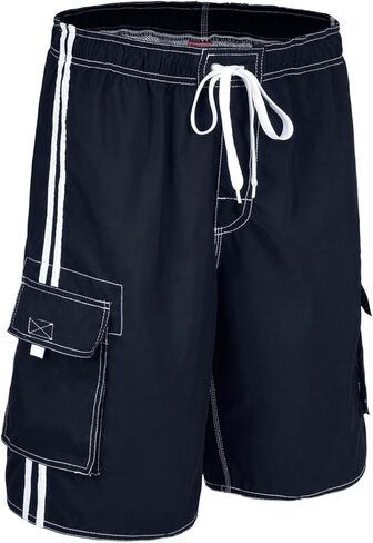Men's Quick Dry Beach Short Solid Color Boardshorts Swim Trunks in Saudi Arabia