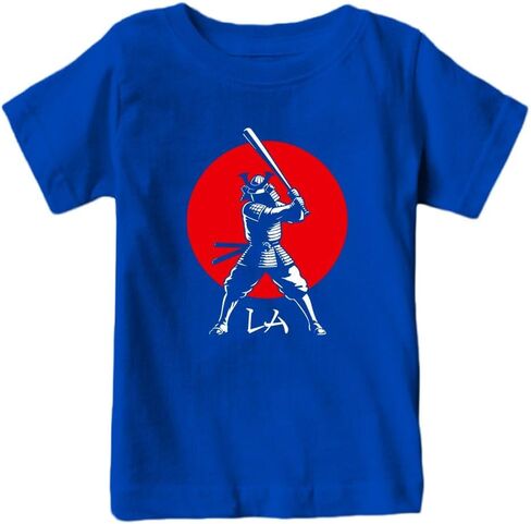 Los Angeles Samurai Kid's T-Shirt for Baseball Fans in Saudi Arabia