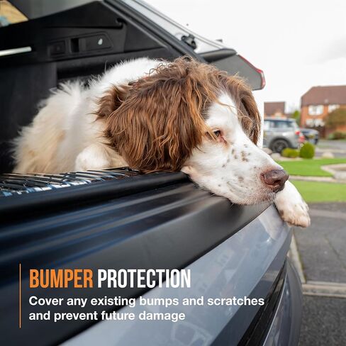 واقي ممتص الصدمات لصندوق السيارة من Travall متوافق مع Mini Countryman (2017-2020) - حماية ممتصة للصدمات بلاستيكية سوداء ناعمة خاصة بالمركبة ضد الخدوش والخدوش in Kuwait