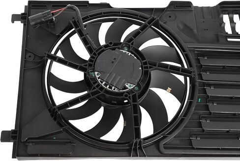 Radiator Cooling Fan Assembly Compatible with 2017-2019 for Ford for Escape 2.5L, Black Radiator Fan Direct Fit Replacement for Engine Cooling Fan in Saudi Arabia