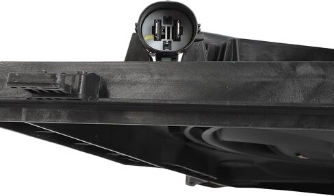Radiator Cooling Fan Assembly Compatible with 2017-2019 for Ford for Escape 2.5L, Black Radiator Fan Direct Fit Replacement for Engine Cooling Fan in Saudi Arabia