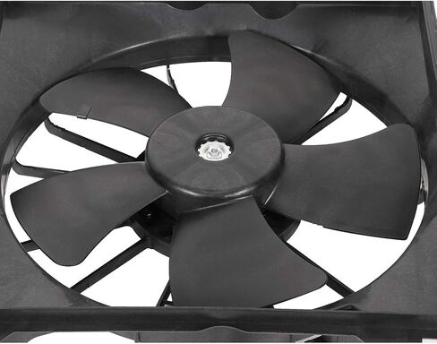 Radiator Cooling Fan Assembly Compatible with 2008-2012 for Honda for Accord 2.4L, Black Radiator Fan Direct Fit Replacement for Engine Cooling Fan in Saudi Arabia