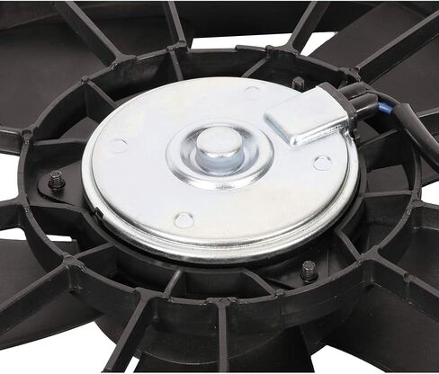 Radiator Cooling Fan Assembly Compatible with 2008-2012 for Honda for Accord 2.4L, Black Radiator Fan Direct Fit Replacement for Engine Cooling Fan in Saudi Arabia