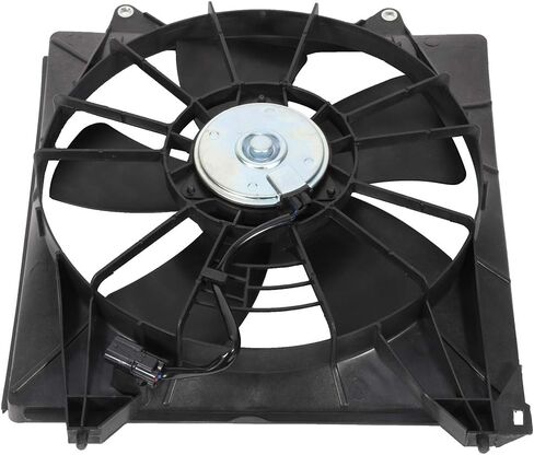 Radiator Cooling Fan Assembly Compatible with 2008-2012 for Honda for Accord 2.4L, Black Radiator Fan Direct Fit Replacement for Engine Cooling Fan in Saudi Arabia