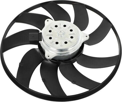 Cooling Fan Assembly Compatible with 2008-2010 for Audi for A5 Quattro 3.2L 2010-2014 for Audi for A5 2.0L, Black Radiator Fan Direct Fit Replacement for Engine Cooling Fan in Saudi Arabia