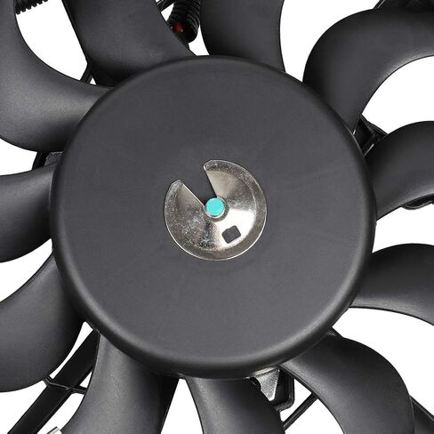 Radiator Cooling Fan Assembly Compatible with 2000-2002 for Ford for Focus 2.0L, Black Radiator Fan Direct Fit Replacement for Engine Cooling Fan in Saudi Arabia