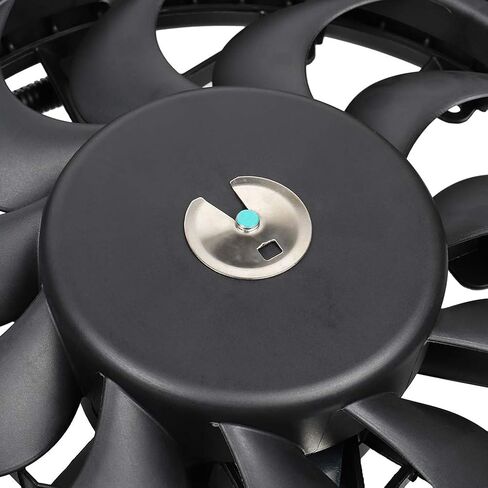 Radiator Cooling Fan Assembly Compatible with 2000-2002 for Ford for Focus 2.0L, Black Radiator Fan Direct Fit Replacement for Engine Cooling Fan in Saudi Arabia