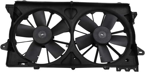 Cooling Fan Assembly Compatible with 2011-2014 for Ford for Lobo 6.2L 2010 for Ford for F-150 5.4L, Black Radiator Fan Direct Fit Replacement for Engine Cooling Fan in Saudi Arabia