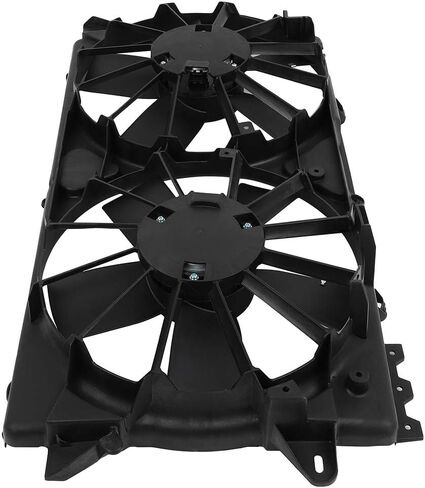 Cooling Fan Assembly Compatible with 2011-2014 for Ford for Lobo 6.2L 2010 for Ford for F-150 5.4L, Black Radiator Fan Direct Fit Replacement for Engine Cooling Fan in Saudi Arabia