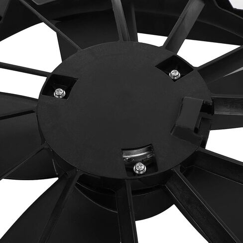 Cooling Fan Assembly Compatible with 2011-2014 for Ford for Lobo 6.2L 2010 for Ford for F-150 5.4L, Black Radiator Fan Direct Fit Replacement for Engine Cooling Fan in Saudi Arabia