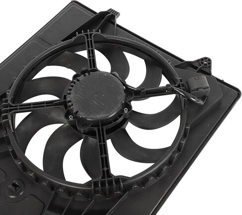 Radiator Cooling Fan Assembly Compatible with 2014-2020 for Chevrolet for Trax 1.4L, Black Radiator Fan Direct Fit Replacement for Engine Cooling Fan in Saudi Arabia