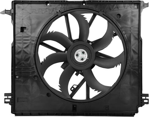 Radiator Cooling Fan Assembly Compatible with 2020-2022 for Toyota for Highlander 3.5L 2020-2022 for Toyota for Highlander 2.5L, Black Radiator Fan Direct Fit Replacement for Engine Cooling Fan in Saudi Arabia