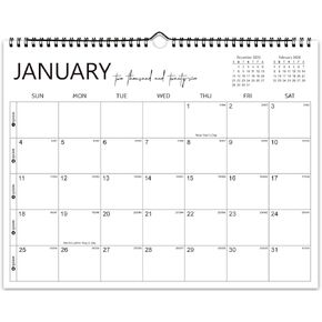 2024 Wall Calendar, Desk Calendar from Jan 2024 to Dec 2024, Aesthetic Modern Greenery 2024 Monthly Calendar, Large Blocks with To Do List Easy for Organizing & Planning, 14.8" x 11.5" in Saudi Arabia