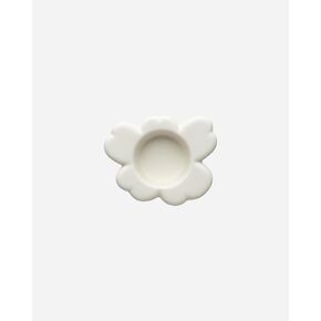 حامل شموع MARIMEKKO Unikko Tealight - قم بترقية ديكور منزلك باستخدام حاملات الشموع البيضاء الخاصة بنا لقطعة الطاولة المركزية - توهج ناعم لتعزيز ديكورك الأبيض (1.25 بوصة × 4 بوصة) in Kuwait