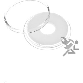 كبسولات حامل العملات المعدنية مقاس 10 مم من Air-Tite للمكسيك 1865 Gold Maximilian، 5 عبوات (أبيض) in Kuwait