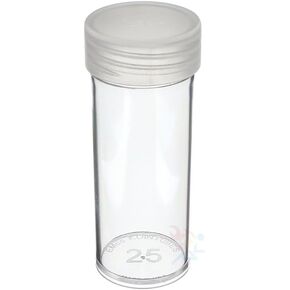 (20) حوامل أنابيب تخزين عملات معدنية ربع دائرية من البلاستيك الشفاف مع برغي على الغطاء in Kuwait