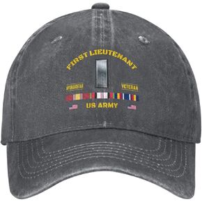 Us First Lieutenant Rank Insignia Emblem(1lt, O‑2) Afghanistan War Veteran Stylish Carbon-Colored Water-Resistant Denim Cowboy Hat Outdoor Adventures All Seasons5 in Kuwait