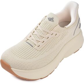حذاء JACKSHIBO للجري على الطريق للسيدات بمقدمة عريضة ودعم قوس القدم سهل الارتداء في اليدين ودعم وسادة خالية من الإسفنج الذكي ونعل سفلي رياضي لالتهاب اللفافة الأخمصية والتهاب اللفافة الأخمصية ومنصة تنس للمشي حذاء رياضي مكتنز in Kuwait