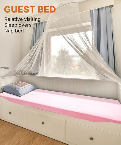 3 Inch Memory Foam Camping Mattress, Dual Layer Thick Sleeping Camp Pad for Car Tent Cot, Roll-Up Portable Glamping Floor Bed for Guests Sleepover in Kuwait