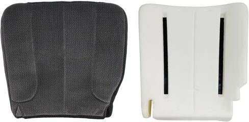 2PCS Dark Gray Driver Side Bottom Seat Cover Cloth & Foam Cushion Pad Compatible with Dodge Ram 1500 2500 3500 SLT XE 2002 2003 2004 2005 in Saudi Arabia
