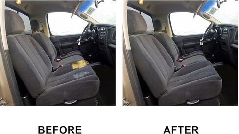 2PCS Dark Gray Driver Side Bottom Seat Cover Cloth & Foam Cushion Pad Compatible with Dodge Ram 1500 2500 3500 SLT XE 2002 2003 2004 2005 in Saudi Arabia