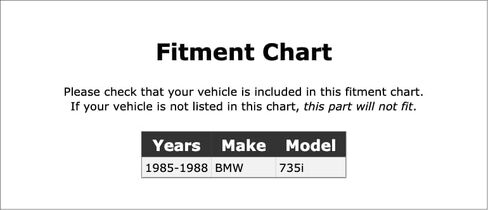 مرحل القرن متوافق مع BMW 735i 1988 1987 1986 1985 P-3941447 in Saudi Arabia